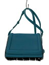 【中古】DIESEL◆ショルダーバッグ/レザー/BLU【バッグ】
