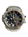 【中古】CASIO◆ソーラー腕時計・G-SHOCK/アナログ/ステンレス/BLK/SLV【服飾雑貨他】(2)