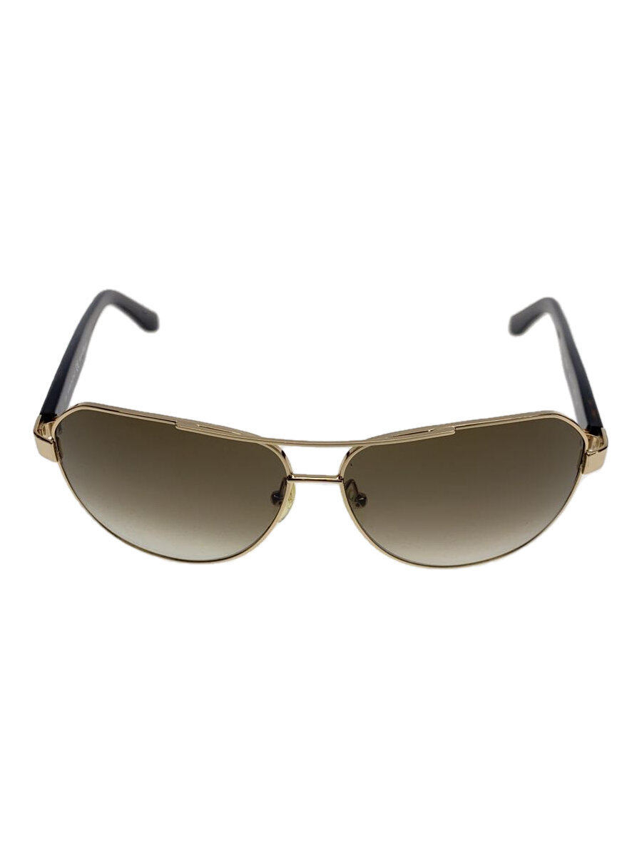【中古】Salvatore Ferragamo◆サングラス/ティアドロップ/GLD/BRW/メンズ/SF138SA【服飾雑貨他】