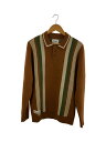 【中古】Butter Goods◆ボウラーニット・セーター(薄手)/M/アクリル/BRW【メンズウェア】