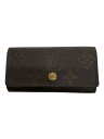 【中古】LOUIS VUITTON◆ミュルティクレ4_モノグラム・キャンバス_BRW/--/BRW/レディース/※使用感有【服飾雑貨他】(4)