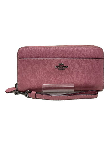 【中古】COACH◆長財布/レザー/PNK/無地/レディース/F76517【服飾雑貨他】 【中古】COACH◆長財布/レザー/PNK/無地/レディース/F76517【服飾雑貨他】