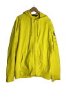 【中古】RLX RALPHLAUREN◆ジップパーカー/XL/コットン/YLW/無地【メンズウェア】