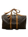 【中古】LOUIS VUITTON◆キーポル・バンドリエール45_モノグラム・キャンバス_BRW/PVC/BRW【バッグ】