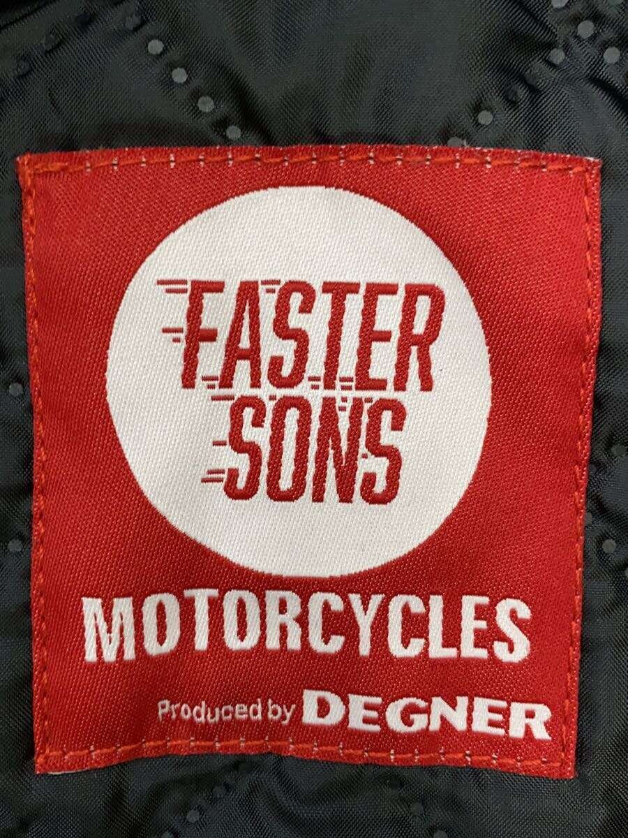 【中古】FASTER SONS/ワックスコットンジャケット/M/コットン/BLK【メンズウェア】