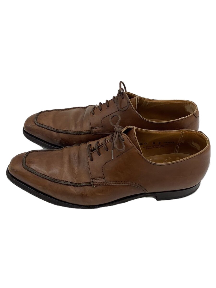 【中古】CROCKETT&JONES◆ドレスシューズ/US8/CML/レザー/5196 14 X46579【シューズ】