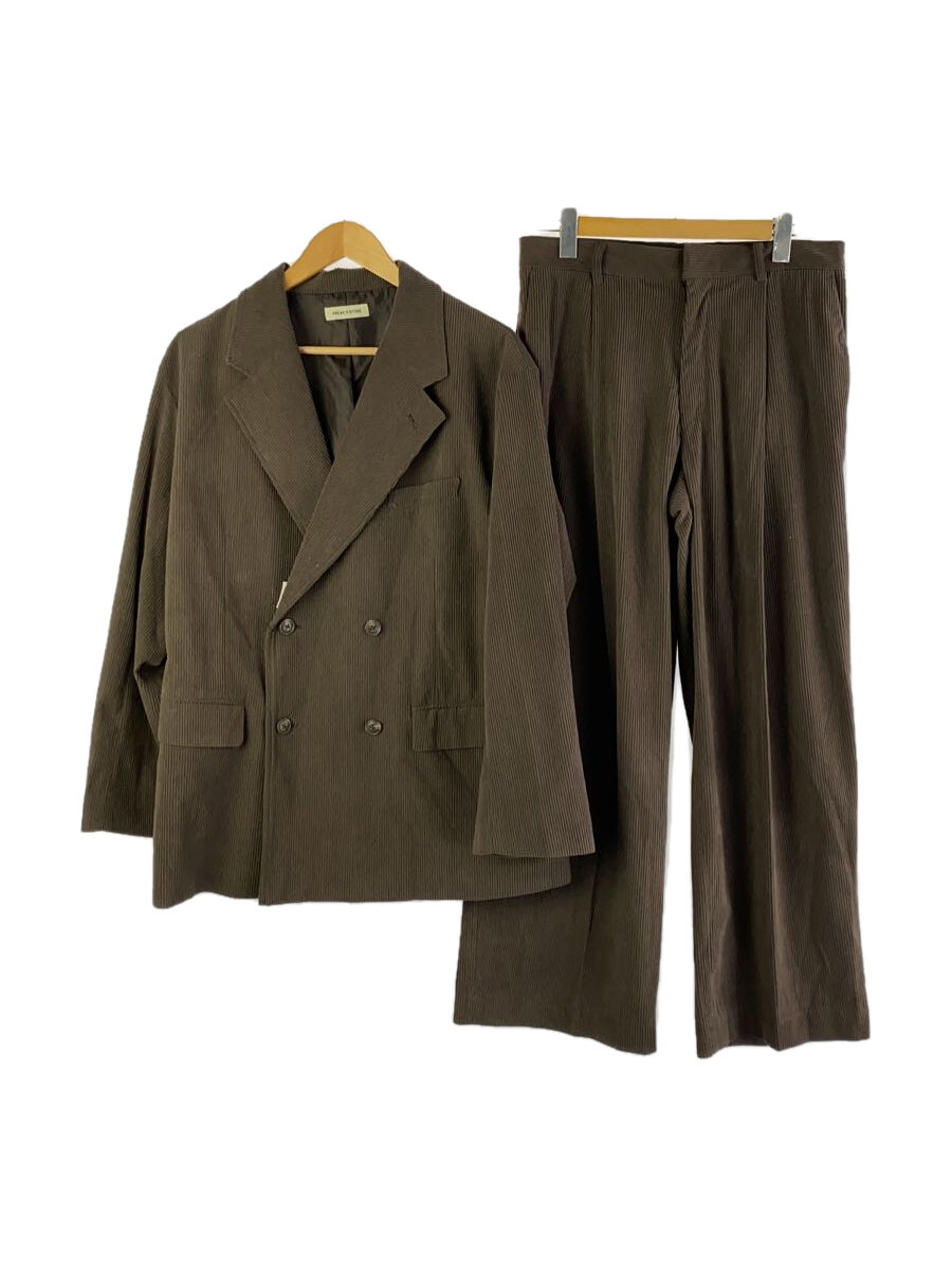 【中古】FREAK’S STORE◆セットアップ/M/コーデュロイ/BRW/無地/24AW-086SET_1【レディースウェア】