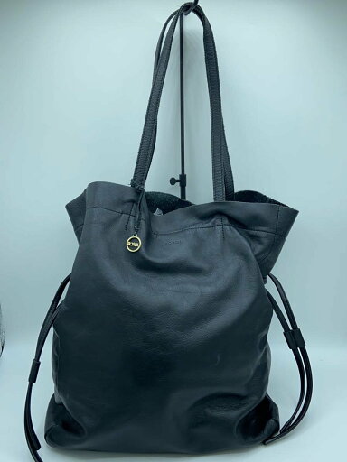 【中古】ROROL◆トートバッグ/レザー/BLK/無地/MYZ1002512A0008【バッグ】 【中古】ROROL◆トートバッグ/レザー/BLK/無地/MYZ1002512A0008【バッグ】