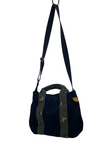 【中古】russet◆トートバッグ/ナイロン/NVY【バッグ】 【中古】russet◆トートバッグ/ナイロン/NVY【バッグ】