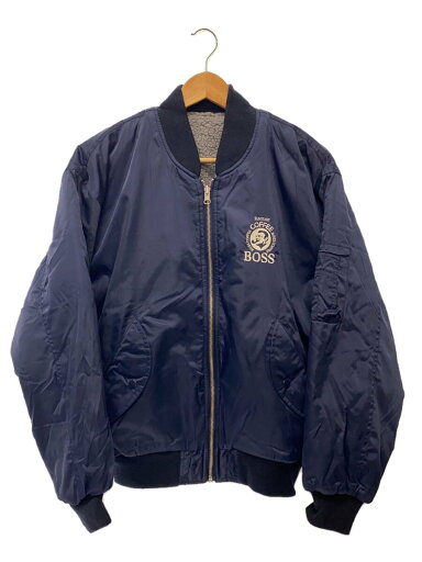 【中古】SUNTORY BOSS◆フライトジャケット/--/--/NVY【メンズウェア】 【中古】SUNTORY BOSS◆フライトジャケット/--/--/NVY【メンズウェア】