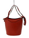 【中古】GIANNI CHIARINI◆ショルダーバッグ/--/RED【バッグ】