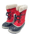 【中古】SOREL◆スノーボードブーツ/--/RED/NY1879-675【スポーツ】