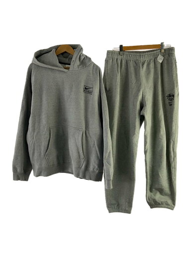 【中古】STUSSY◆セットアップ/XL/コットン/GRY/汚れ多数【メンズウェア】 【中古】STUSSY◆セットアップ/XL/コットン/GRY/汚れ多数【メンズウェア】