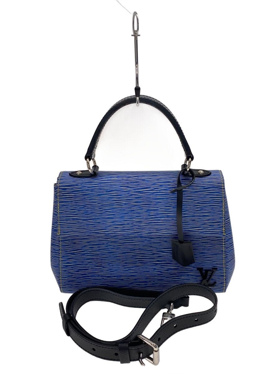 【中古】LOUIS VUITTON◆クリュニーBB_エピ/牛革/ブルー【バッグ】