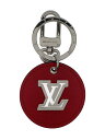 【中古】LOUIS VUITTON◆ポルト・クレ・LVサークルアイレット_タイガ_RED/牛革/RED/レディース【服飾雑貨他】