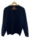 【中古】sears◆-70s/Mohair Cardigan/カーディガン/M/アクリル60%モヘア40%/ブラック【メンズウェア】