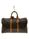 【中古】LOUIS VUITTON◆キーポル45_モノグラム・キャンバス_BRW/PVC/BRW//【バッグ】