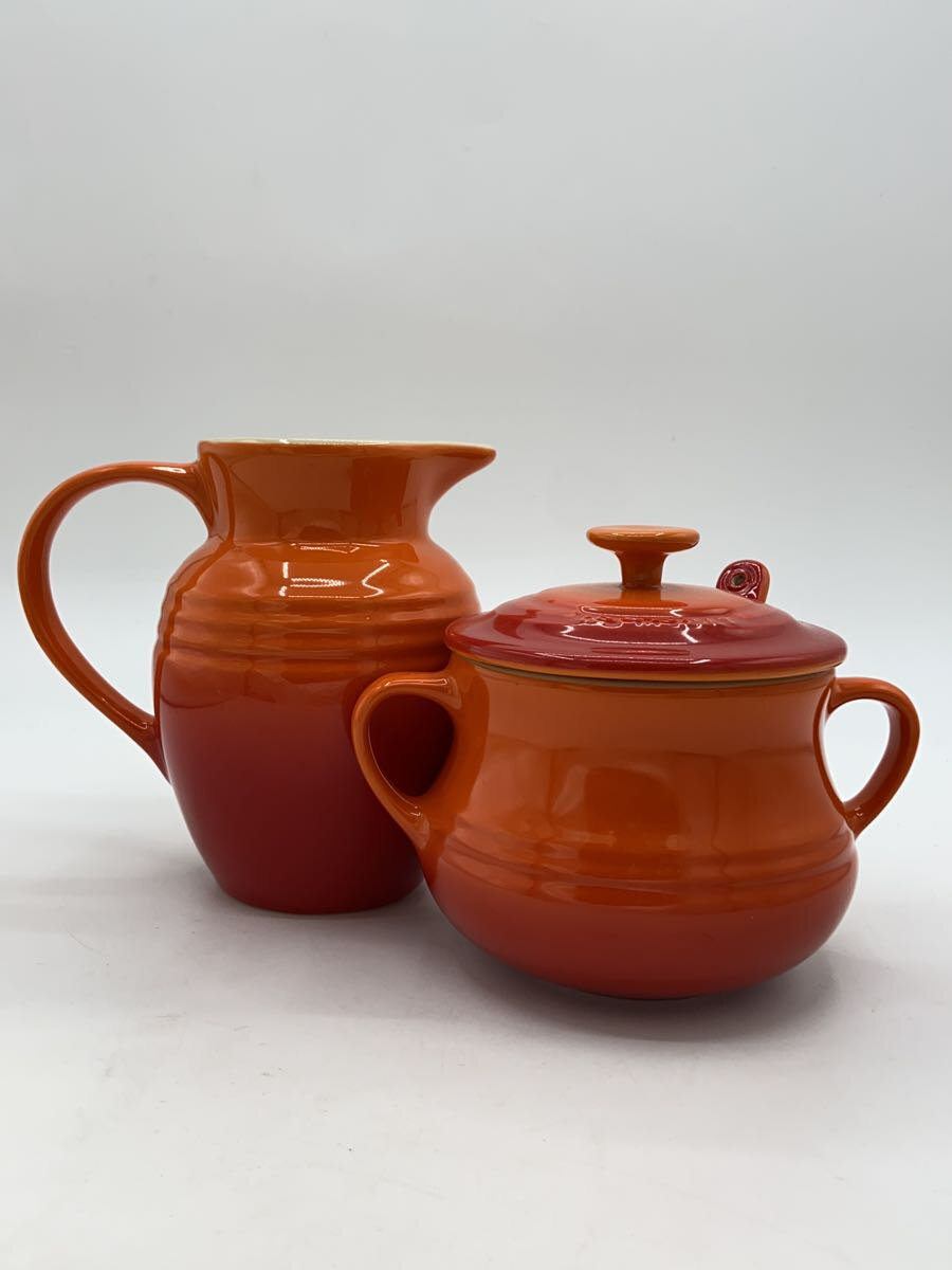 【中古】LE CREUSET◆洋食器その他/2点セット/ORN【キッチン用品】