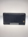 【中古】GUCCI◆長サイフ_インターロッキングG/レザー/