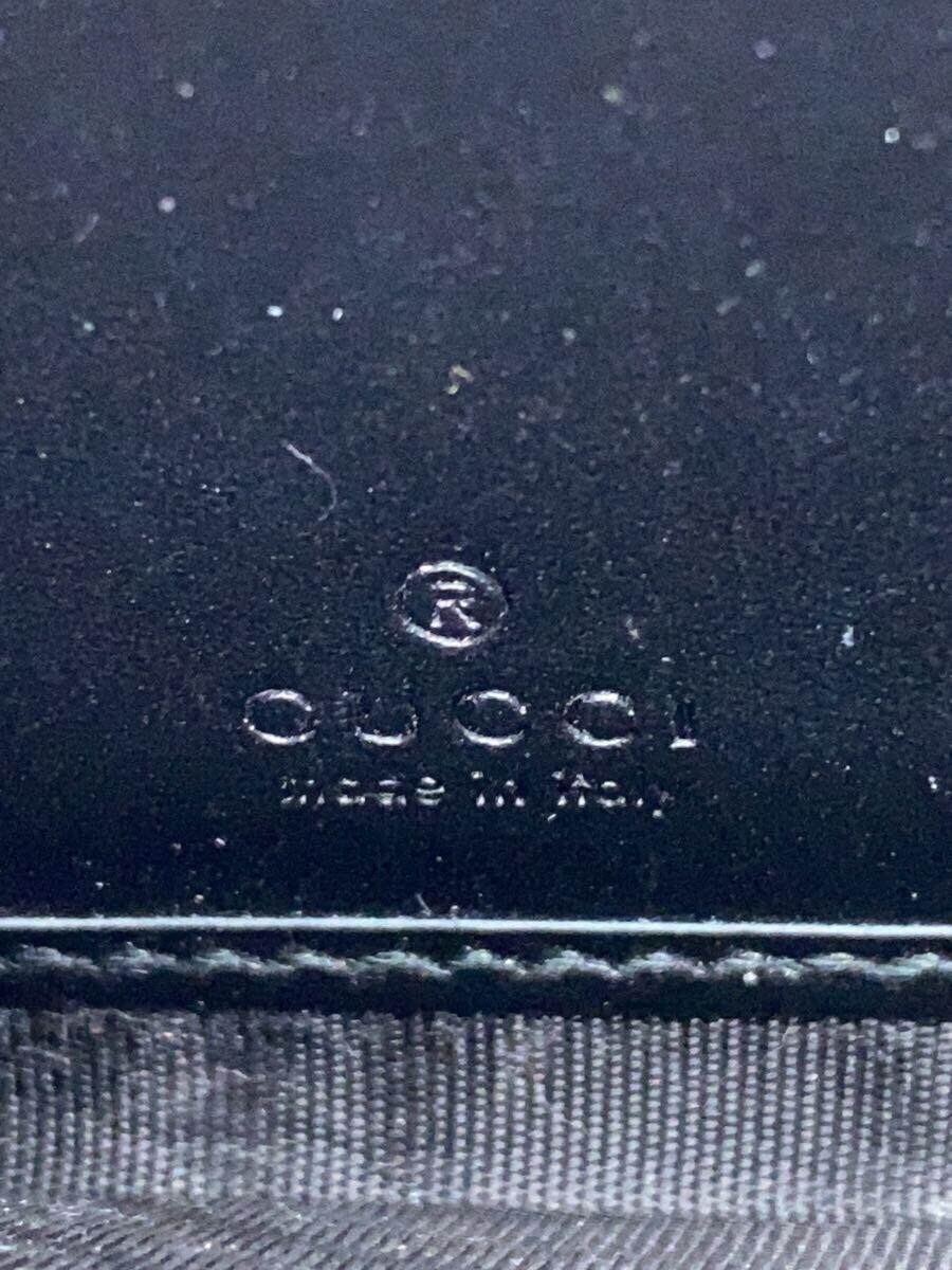 【中古】GUCCI◆長サイフ_GGスプリーム_タイガープリント/PVC/BLK/総柄/メンズ【服飾雑貨他】