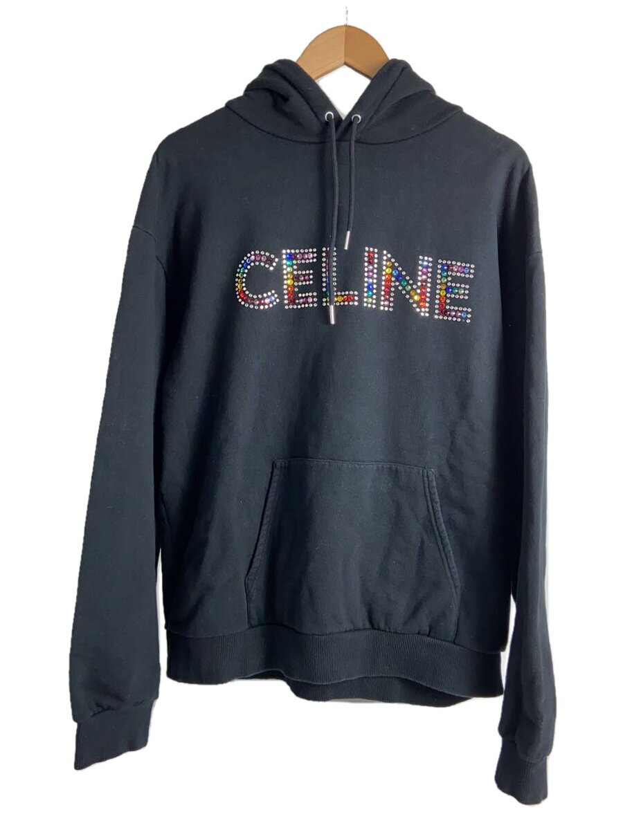 CELINE◆パーカー/XXL/2Y87B670Q/23SS/Cotton Fleece Hoodie with Rhineston