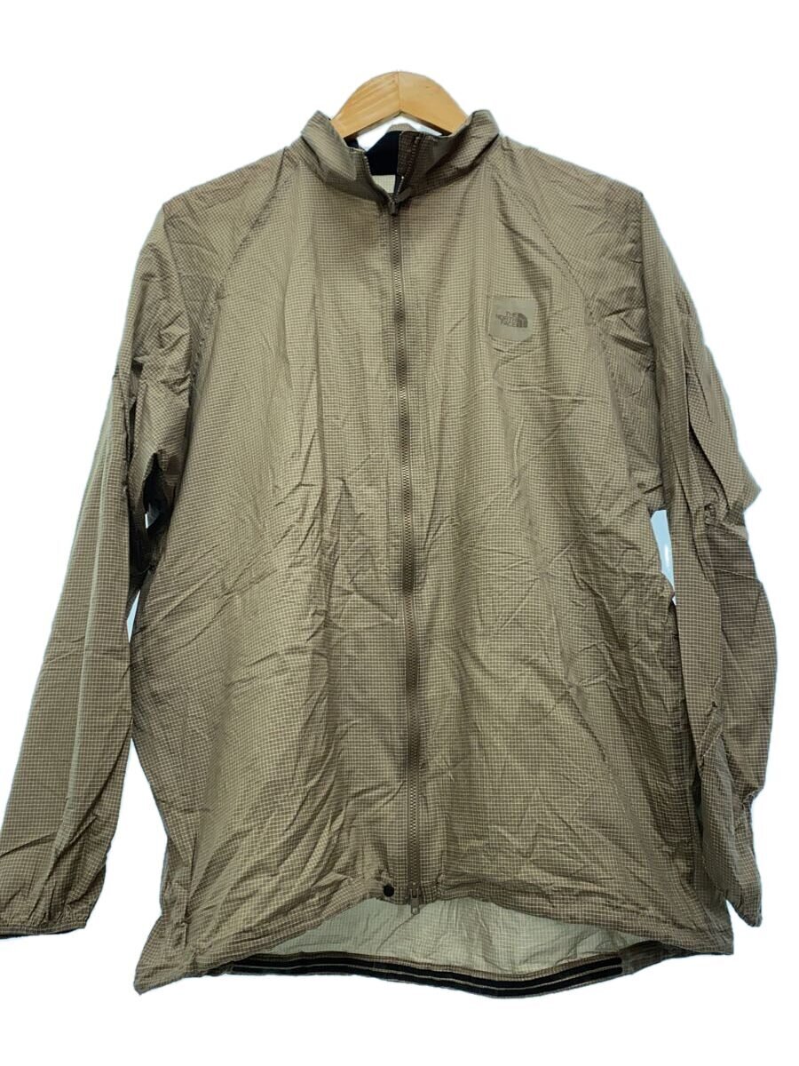 【中古】THE NORTH FACE◆ENRIDE WIND JACKET_エンライドウインドジャケット/M/ナイロン/GRY【メンズウェア】