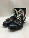 【中古】GUCCI◆Queercore brogue boot/483956/レースアップブーツ/UK8/マルチカラー【シューズ】