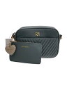 【中古】ROBINMAY◆ショルダーバッグ/--/GRN/無地【バッグ】