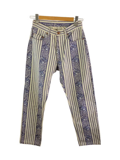 【中古】KENZO JEANS◆ボトム/30/コットン/BLU/総柄【メンズウェア】 【中古】KENZO JEANS◆ボトム/30/コットン/BLU/総柄【メンズウェア】