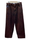 【中古】POLAR SKATE CO.◆旧モデル/ボトム/XL/デニム/RED/無地/PSC-F22-BIGBOYJEAN-REDBLK【メンズウェア】