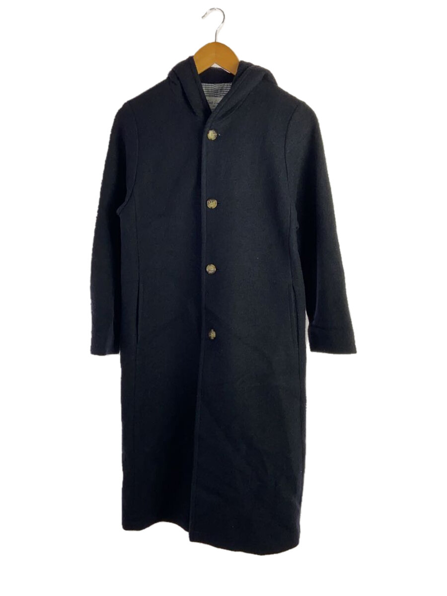 【中古】Vent d’ouest par Le Minor◆コート/38/ウール/NVY/無地/EL33916【レディースウェア】