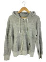 【中古】STANDARD CALIFORNIA◆ジップパーカー/M/コットン/GRY/無地//【メンズウェア】(4)