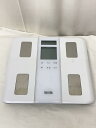 【中古】TANITA◆体脂肪計・体重計 BC-330-WH【家電・ビジュアル・オーディオ】