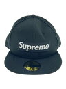 【中古】Supreme◆24SS/Sharpie Box Logo New Era Fitted Cap/7 5/8/ポリエステル/BLK【服飾雑貨他】
