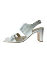 【中古】JANE SMITH◆ANKLE BELT HEEL SANDAL/サンダル/36/SLV/シルバー//【シューズ】(4)