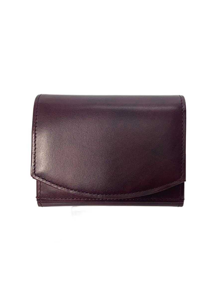 【中古】Cartolare◆3つ折り財布/レザー/BRD/無地/レディース【服飾雑貨他】