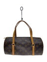 【中古】LOUIS VUITTON◆2)パピヨン26_モノグラム・キャンバス_BRW/PVC/BRW【バッグ】