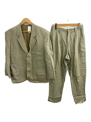 【中古】yohji yamamoto POUR HOMME◆ヨウジヤマモトプールオム/セットアップ/S/レーヨン/カーキ/無地【メンズウェア】 【中古】yohji yamamoto POUR HOMME◆ヨウジヤマモトプールオム/セットアップ/S/レーヨン/カーキ/無地【メンズウェア】