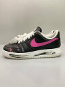 【中古】NIKE◆X PEACEMINUSONE AIR FORCE 1_X ピースマイナスワン エアフォース 1/27cm/BLK【シューズ】