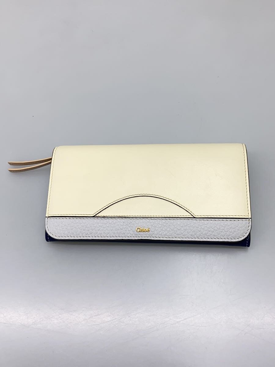 Clothing Accessories (Caps, Ties, Belts) - 【中古】Chloe◆長財布/--/BLU/IVO/レディース【服飾雑貨他】