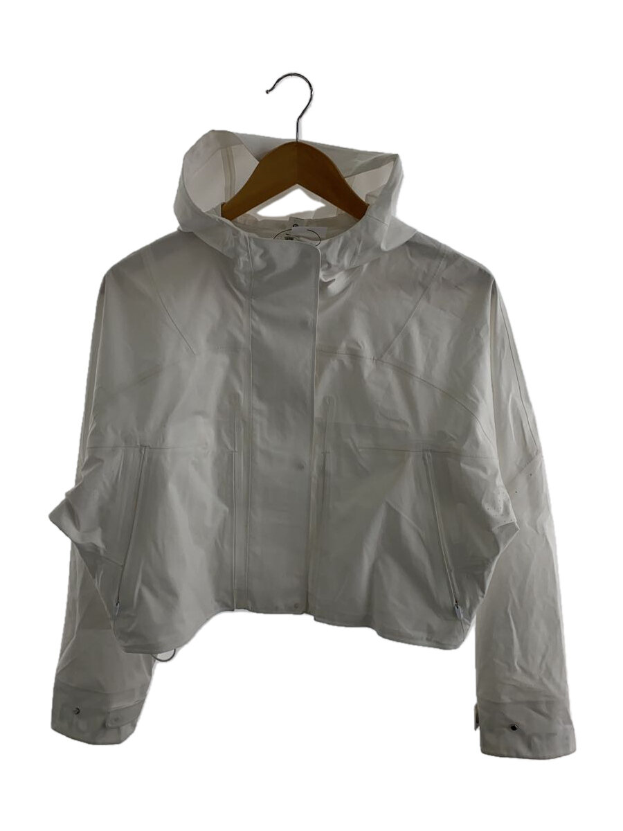 【中古】lululemon◆ジャケット/2/ポリエステル/WHT/LW4CANS/RAIN CHASER JACKET【レディースウェア】