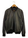 【中古】LOUIS VUITTON◆リバーシブル/レザージャケット/レザーブルゾン/50/牛革/ブラック/HIL47WTKV//【メンズウェア】