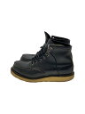 【中古】RED WING◆ブーツ/--/BLK/レザー【シューズ】(4)