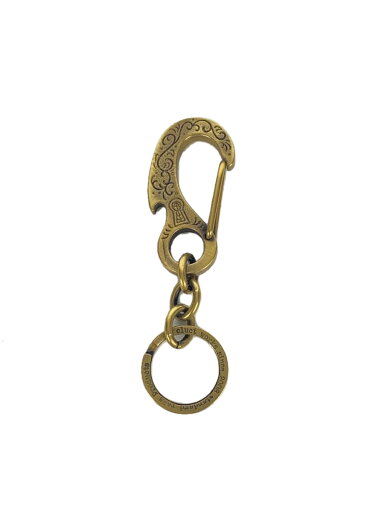 【中古】CLUCT◆THUNDER KEY RING/キーリング/キーホルダー/カラビナ/GLD/メンズ【服飾雑貨他】 【中古】CLUCT◆THUNDER KEY RING/キーリング/キーホルダー/カラビナ/GLD/メンズ【服飾雑貨他】