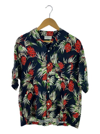 【中古】FREAK’S STORE◆アロハシャツ/M/レーヨン/ネイビー/花柄/182-1031/フリークスストア//【メンズウェア】 【中古】FREAK’S STORE◆アロハシャツ/M/レーヨン/ネイビー/花柄/182-1031/フリークスストア//【メンズウェア】