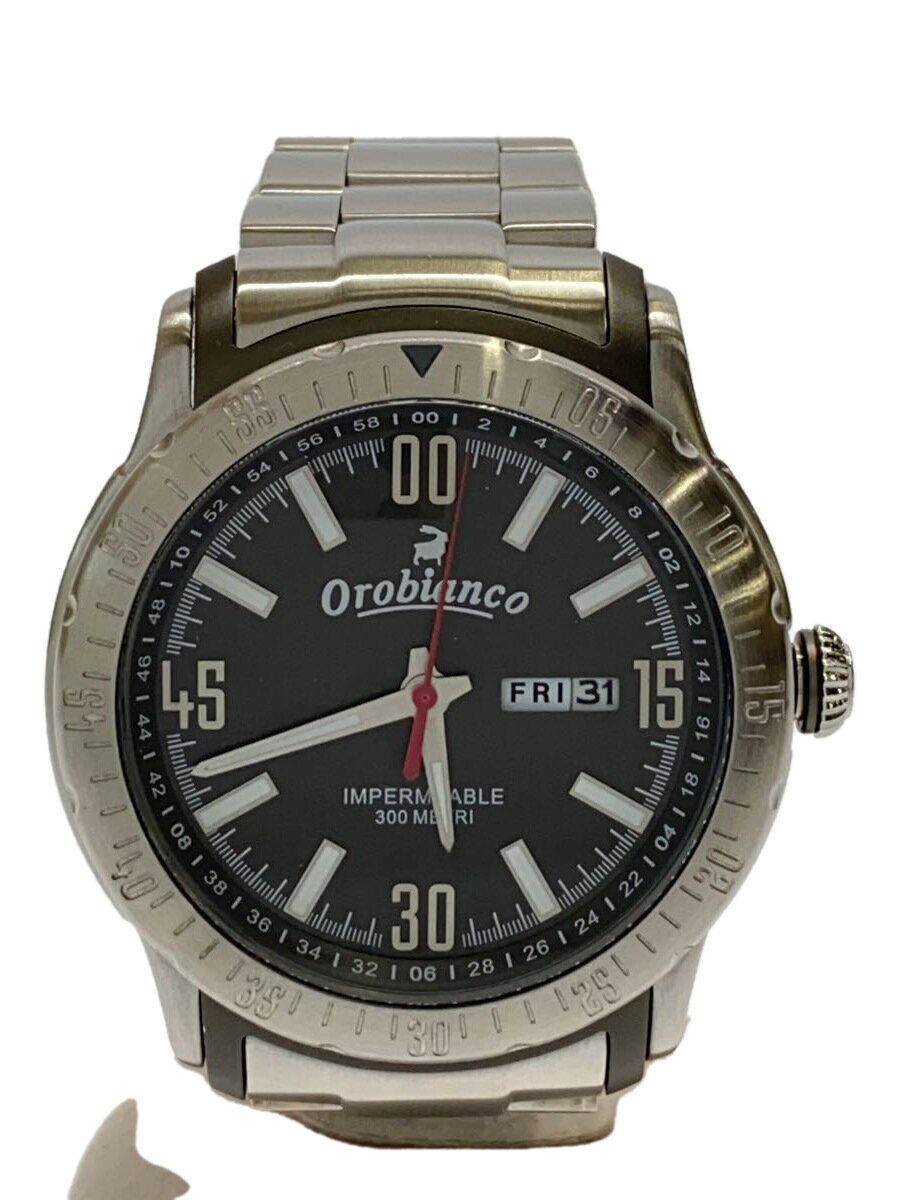 【中古】Orobianco◆クォーツ腕時計/アナログ/SLV//【服飾雑貨他】