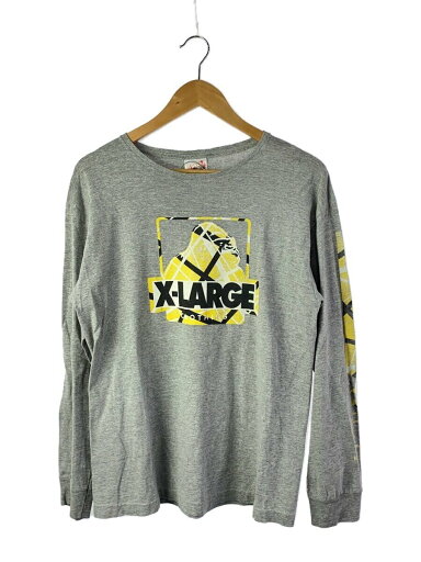 【中古】X-LARGE◆90s/長袖Tシャツ/USA製/アメリカ製/ロンT/M/コットン/GRY【メンズウェア】 【中古】X-LARGE◆90s/長袖Tシャツ/USA製/アメリカ製/ロンT/M/コットン/GRY【メンズウェア】