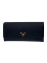 【中古】PRADA◆長財布/レザー/ブラック/レディース/1MH132【服飾雑貨他】