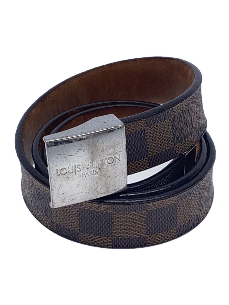 Clothing Accessories (Caps, Ties, Belts) - 【中古】LOUIS VUITTON◆ベルト/レザー/BRW/総柄/レディース/M6803【服飾雑貨他】