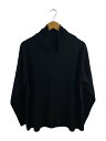 【中古】HOMME PLISSE ISSEY MIYAKE◆D/プリーツカットソー/長袖Tシャツ/3/ポリエステル/BLK/HP55JK022【メンズウェア】